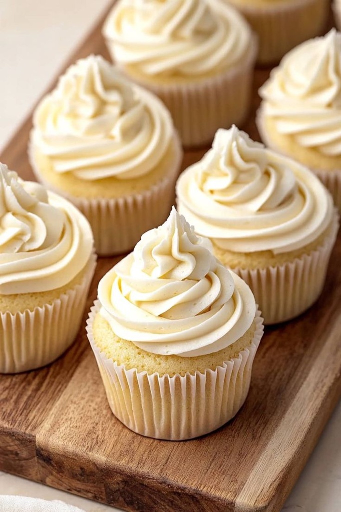 كاب كيك مع الكريمة Cupcake with Cream