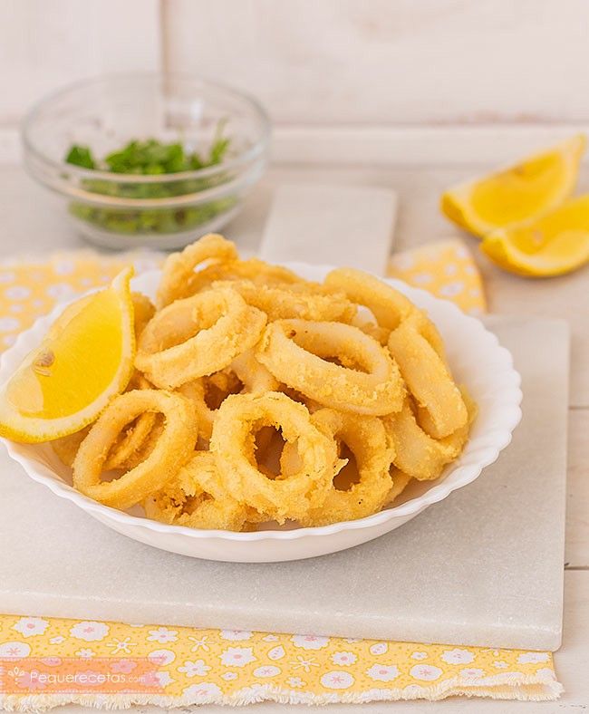 Fried Calamari حبار مقلي