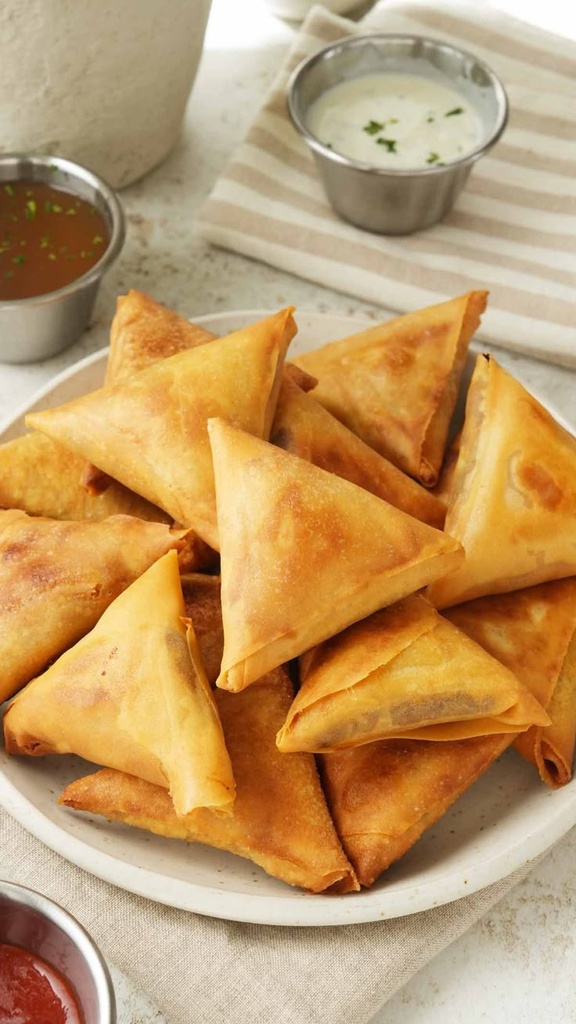 سمبوسة دجاج  , Chicken Samosa