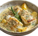 Fish Fillet with White Sauce سمك فيليه بالصوص الابيض