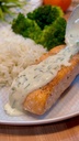 Fish Fillet with White Sauce سمك فيليه بالصوص الابيض