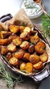 Oven-Baked Potatoes بطاطا بالفرن