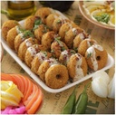 كرات الفلافل المقرمشة مع صوص الطحينة falafel