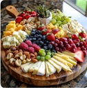 طبق أجبان مع الفواكه | Cheese & Fruit Platter