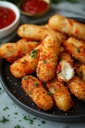 أصابع جبن موزاريلا ساخنة mozzarella sticks