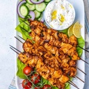 مشاكيك دجاج مع خبز Grilled skewer