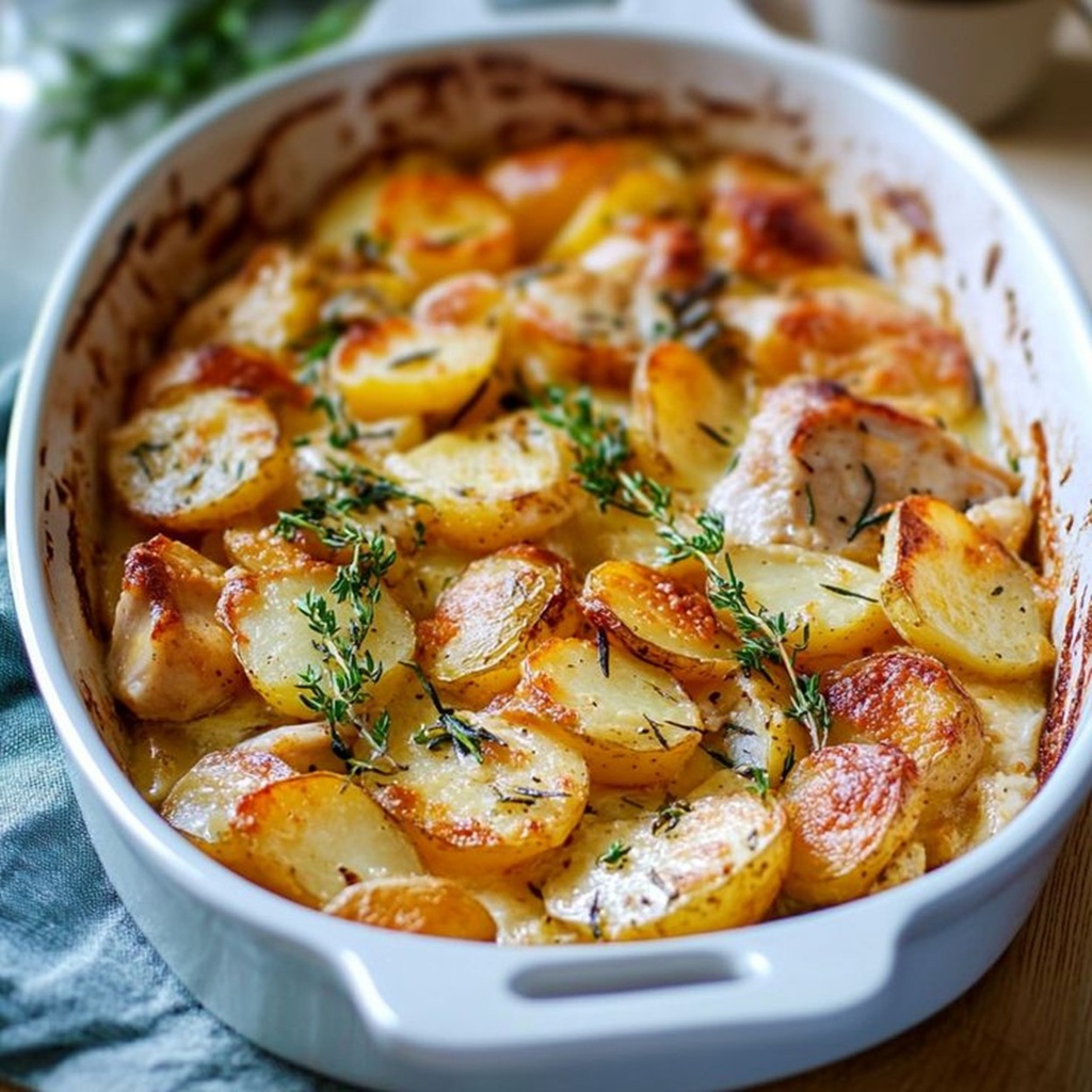 بطاطا بالفرن Baked Potato with Chicken
