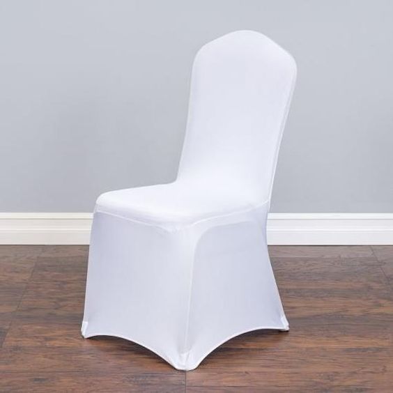 Red chair with white cloth