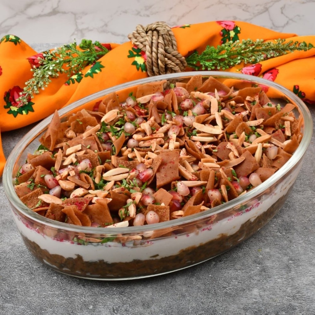 Syrian Stuffed Grape Leaves Fatteh فتة ورق عنب شامية
