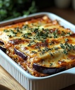 باذنجان بالجبن والبشاميل بالطريقة التركية Oven-baked eggplant
