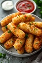 أصابع جبن موزاريلا ساخنة mozzarella sticks