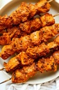 مشاكيك دجاج مع خبز Grilled skewer