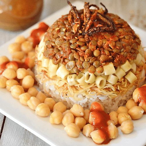 أرز كشرى , Koshari Rice