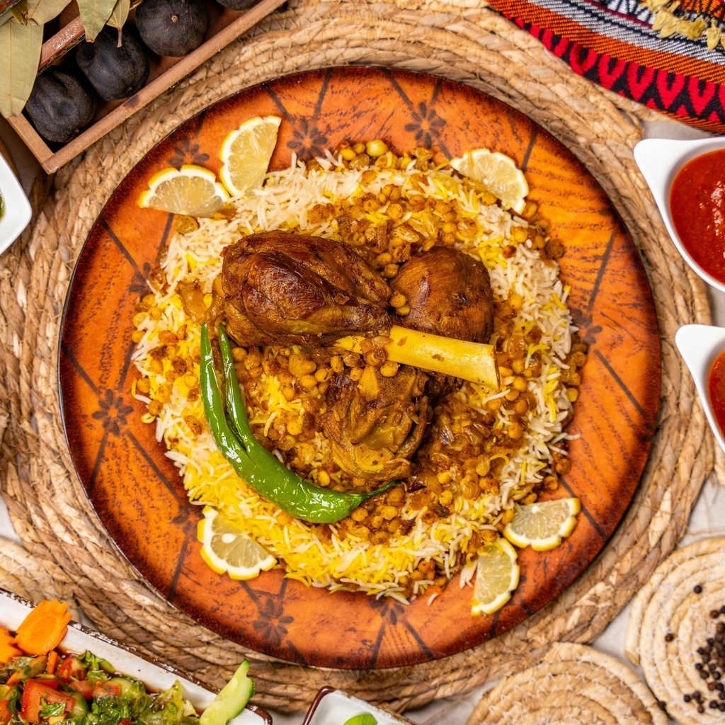 أرز مندي لحم , Meat Mandi Rice