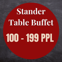 بوفيه العادي على الطاولات 100-199 شخص