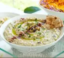 Mutabbal or Hummus حمص بالطحينة او متبل