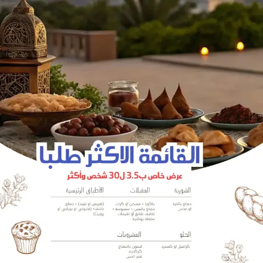 القائمة الاكثر طلبا 