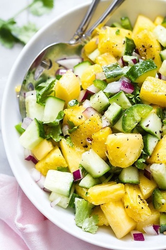 Annanas salad, سلطة اناناس