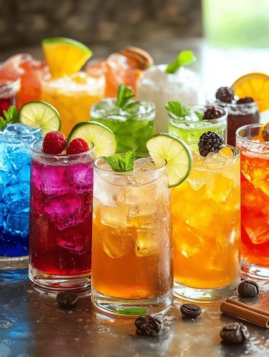 موهيتو مشكل Mixed fruit mojito
