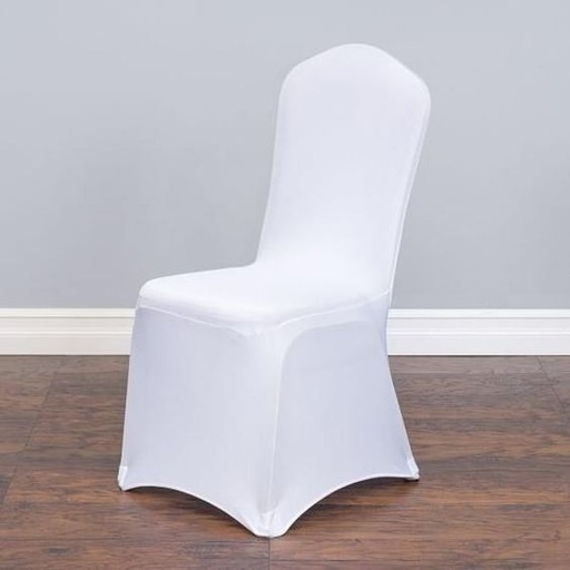 Red chair with white cloth