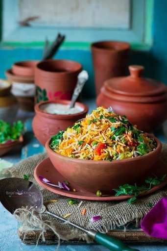 Chinese Rice with chicken, الارز الصيني بالدجاج