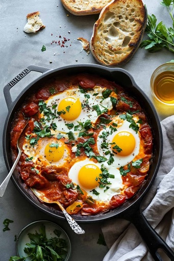 بيض بالطريقة الفرنسية | French-style Eggs