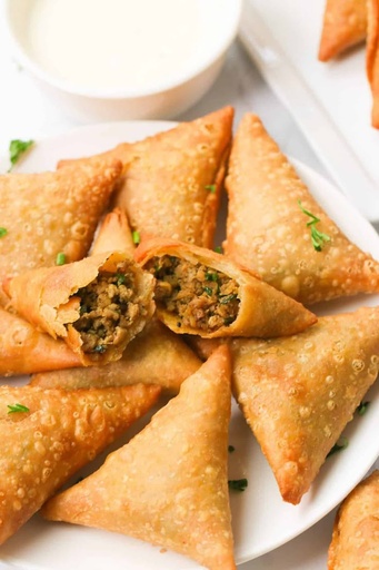 سمبوسة لحم , Meat Samosa