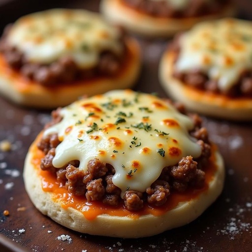 بيتزا لحم (صغيرة) , Mini Meat Pizza